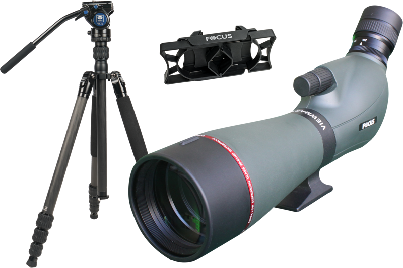 Sport & Aer liber - Kit Focus Sport Optics Viewmaster 16x48x65 w Sirui 7VC + Digi ad