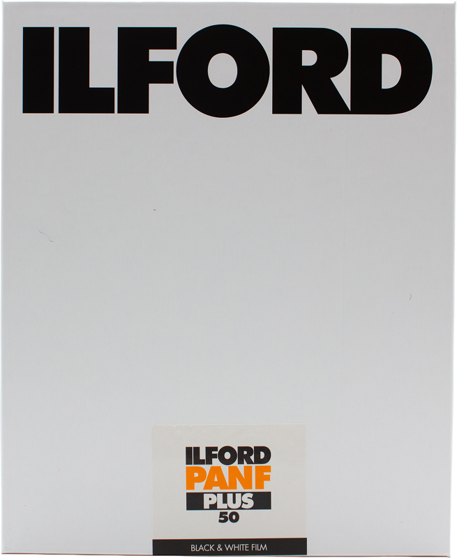 Accesorii foto video - Film foto alb-negru Ilford Film Pan F 50 8x10" 25 sheets