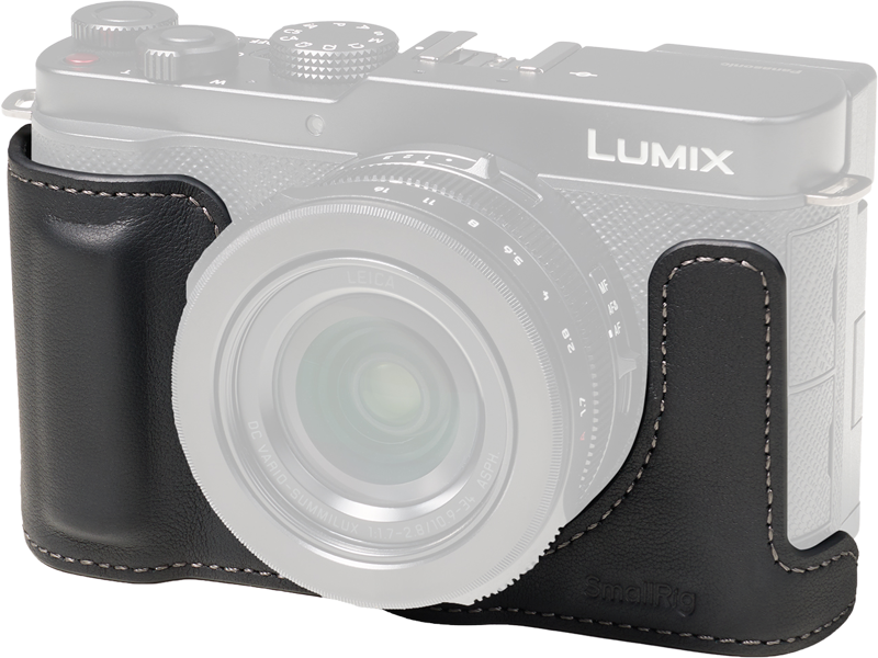 TV, Audio-Video & Foto - Husa din piele SmallRig 5698 pentru Panasonic LUMIX L10, Negru