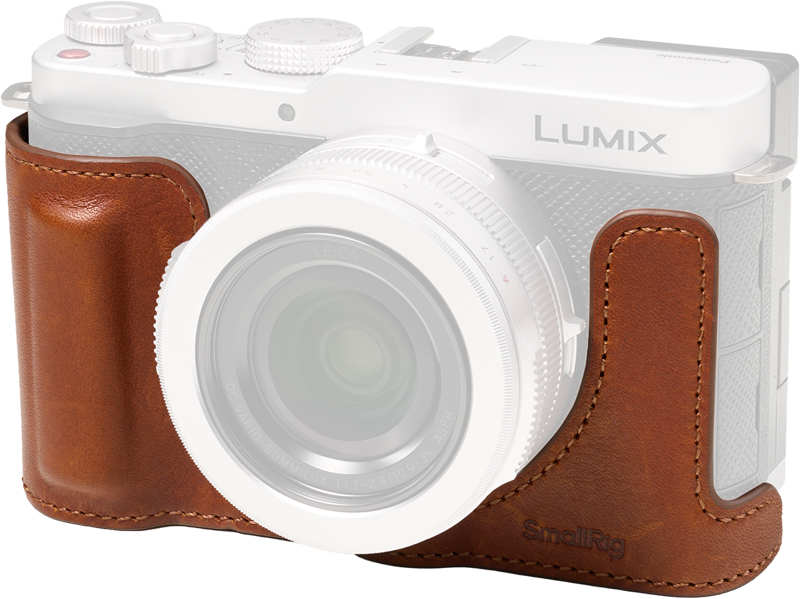 TV, Audio-Video & Foto - Husa din piele SmallRig 5699 pentru Panasonic LUMIX L10, Maro
