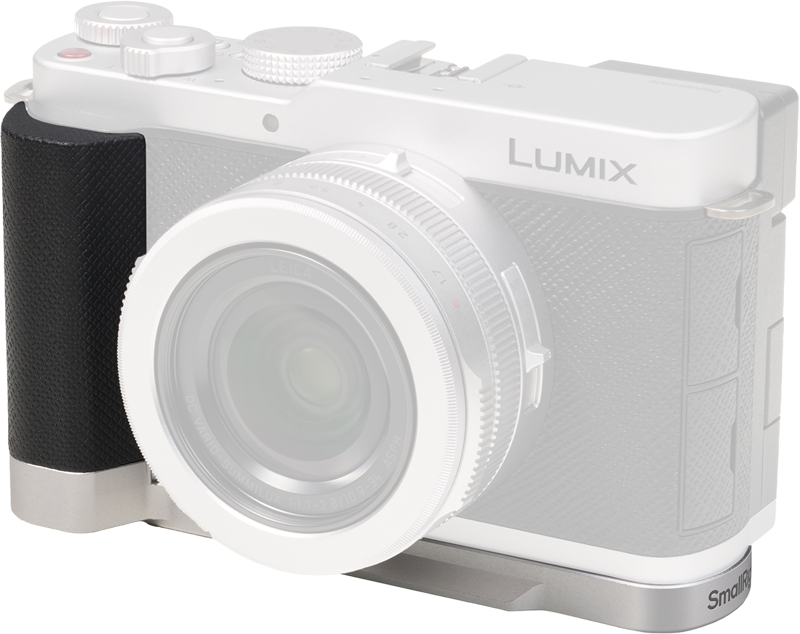 Maner cu baza L SmallRig 5701 pentru Panasonic LUMIX L10, Argintiu