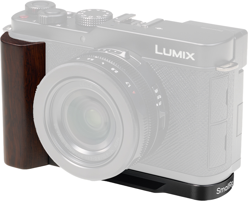 TV, Audio-Video & Foto - Maner de lemn cu baza L SmallRig 5942 pentru Panasonic LUMIX L10, Negru