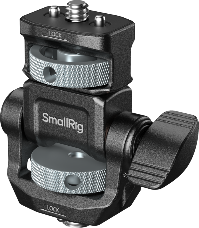 Accesorii monitoare & recordere - Suport pentru monitor SmallRig 6314 pentru filmare orizontala si verticale cu surub deafixare ARRI 3/8"-16