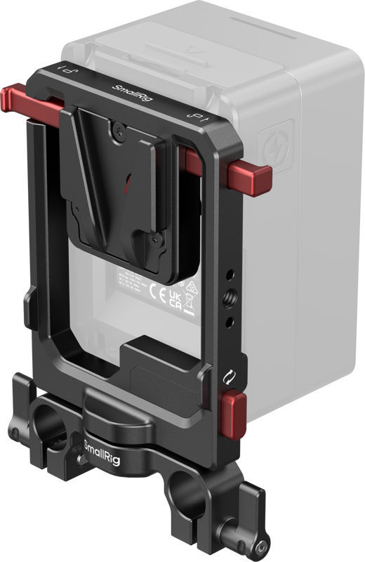 TV, Audio-Video & Foto - Placa rotativa pentru baterii SmallRig 6273 cu montura V, cu doua dispozitive de blocare V-Lock