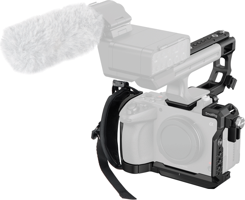 Alte accesorii foto & video - SmallRig 6777 HawkLock Cage Kit for Sony FX5 & XLR Handle