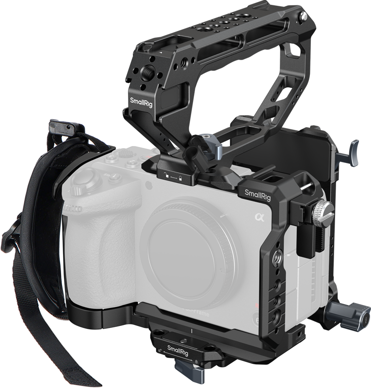 TV, Audio-Video & Foto - SmallRig 6779 HawkLock Handheld Cage Kit with V-Mount Plate for Sony FX5
