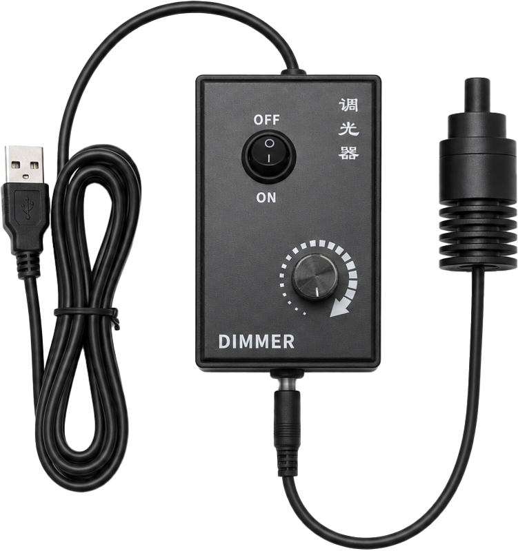 TV, Audio-Video & Foto - Lumina Coaxiala Laowa, USB, diamentru 8mm, 3W LED, pentru obiective Aksen