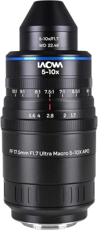 TV, Audio-Video & Foto - Obiectiv Laowa Aksen 17.5mm f/1.7 5-10X Ultra Macro APO, Montura Fuji X