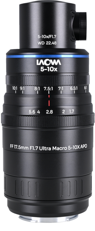 TV, Audio-Video & Foto - Obiectiv Laowa Aksen 17.5mm f/1.7 5-10X Ultra Macro APO Ver. Ilumianre Coaxiala, Montura Sony FE