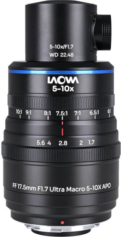 TV, Audio-Video & Foto - Obiectiv Laowa Aksen 17.5mm f/1.7 5-10X Ultra Macro APO Ver. Ilumianre Coaxiala, Montura Nikon F