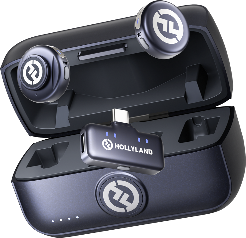 TV, Audio-Video & Foto - Kit Hollyland Lark M3 Combo 2TX+1RX, USB-C RX, 2x microfon wireless
