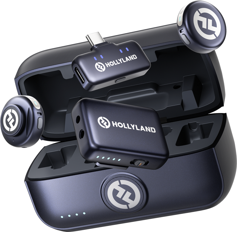 Kit Hollyland Lark M3 Combo 2TX+2RX, USB-C, Camera RX, 2x microfon wireless [0]