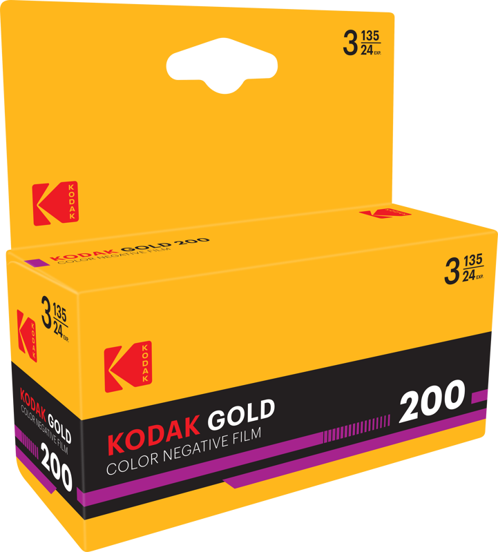Film foto - Film foto Eastman Kodak Gold 200 135-24 exp 3-pack Horizontal