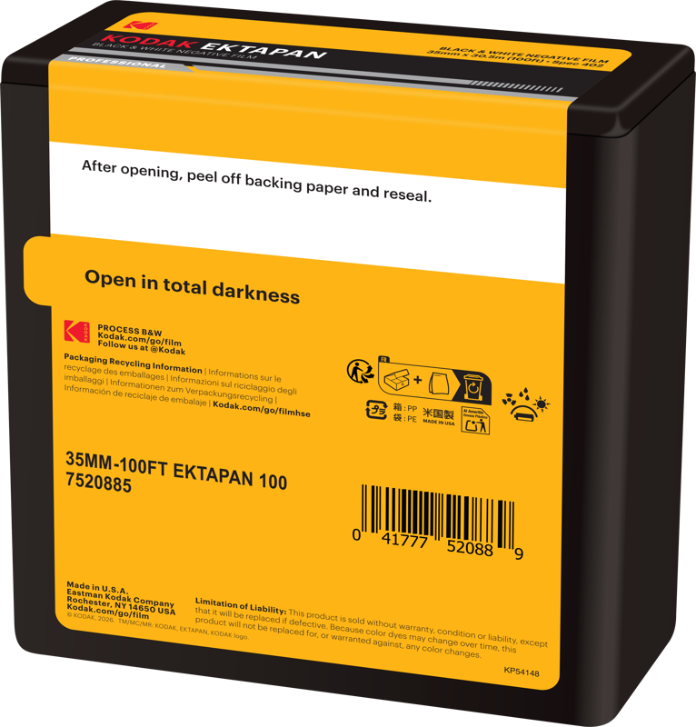 TV, Audio-Video & Foto - Film foto Eastman Kodak Ektapan 100 135- 30,5M bulk Roll