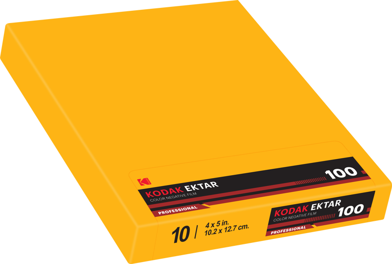 TV, Audio-Video & Foto - Film foto Eastman Kodak Ektar 100 4X5 10 Sh