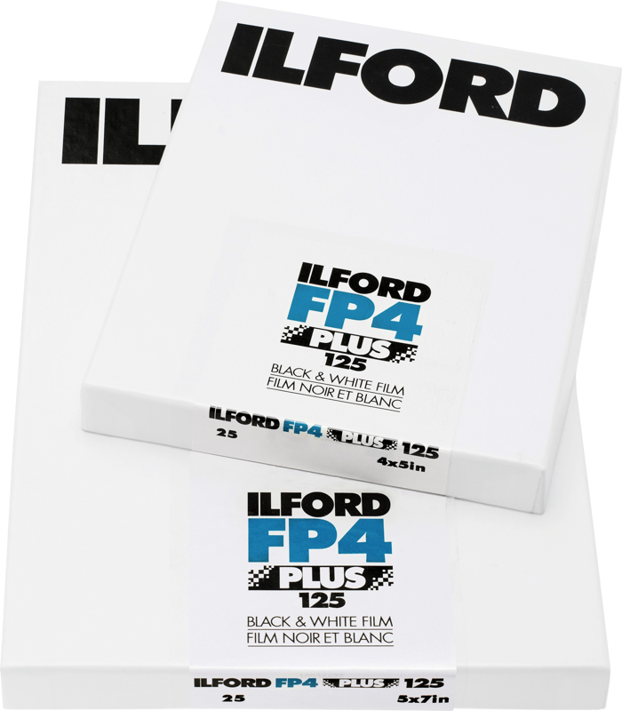 TV, Audio-Video & Foto - Film foto alb-negru Ilford FP4 Plus 4x5 25 Sheets Film