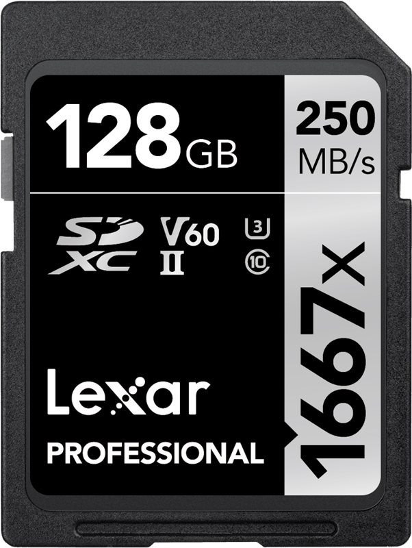 TV, Audio-Video & Foto - Card de memorie Lexar SDXC Pro 1667X UHS-II U3 V60 128G
