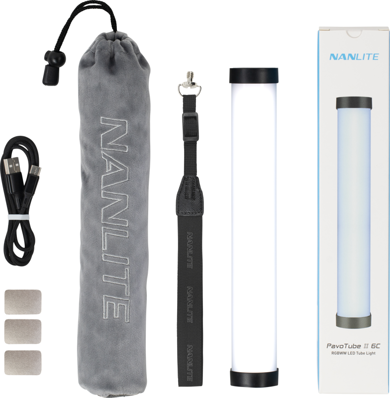 Lampi LED pentru studio - Kit iluminare Nanlite Pavotube II 6C 1 lumină