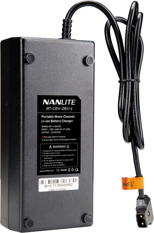 Încărcător baterii Nanlite BT-CGV-26V-1 pentru Single 26V V-montură Battery [1]