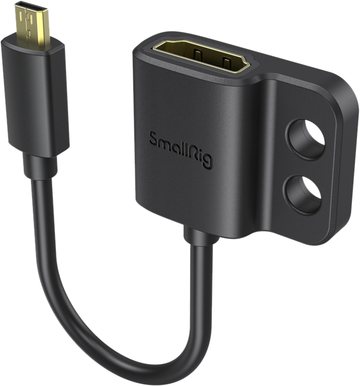 Adaptor microHDMI tata la HDMI mama SmallRig 3021 HDMI Ultra Slim 4K (D to A) [1]
