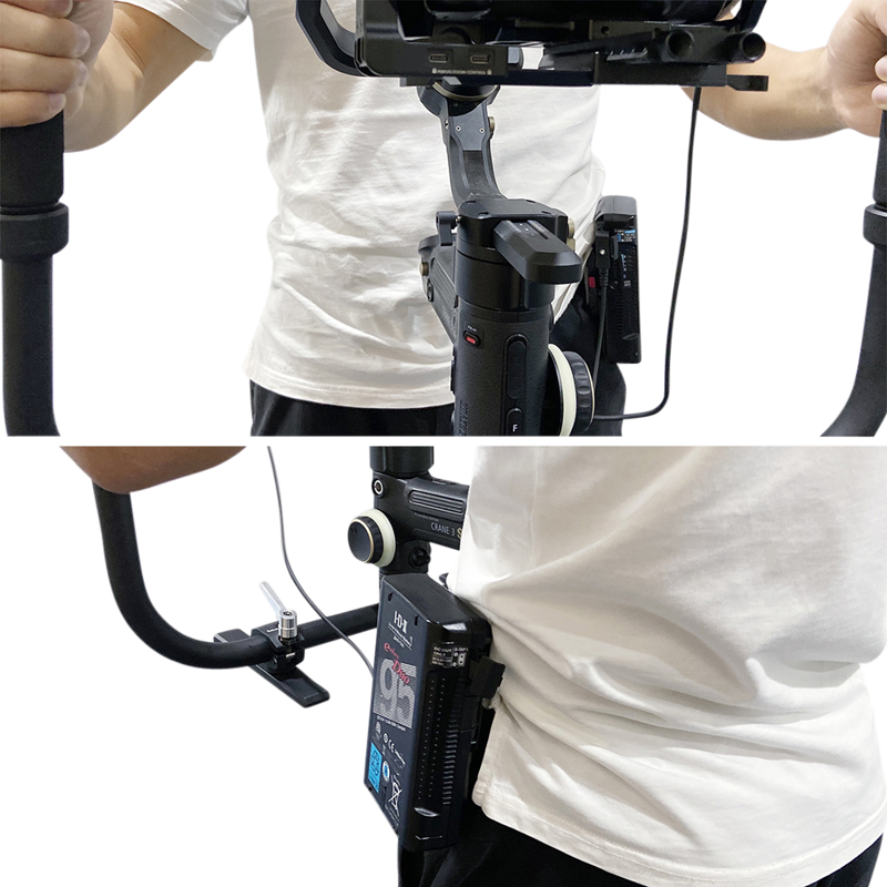 Adaptor baterie SmallRig 2990 V-Mount cu clip de curea [1]