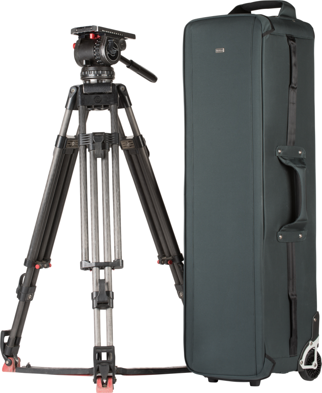 Valiza cu role pentru trepiede Think Tank Video Tripod Manager 44, Pacific Slate [1]
