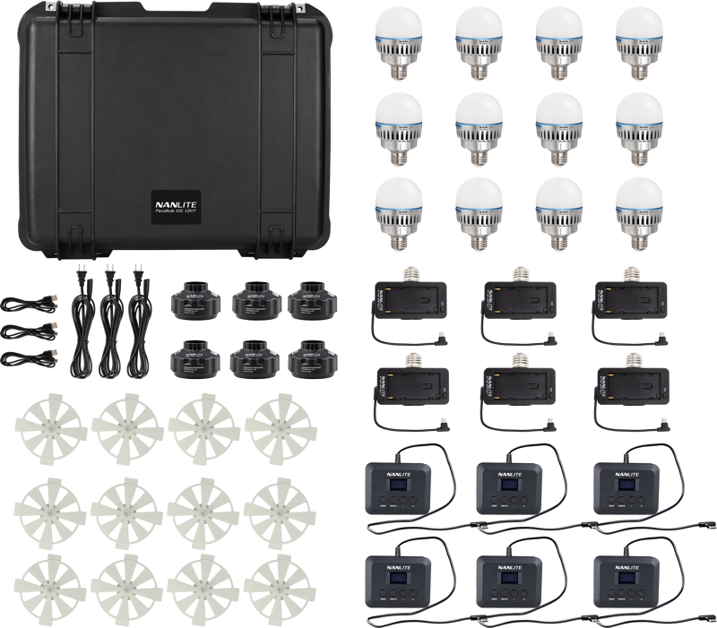 Kit iluminare Nanlite PavoBulb 10C, 12 becuri [2]
