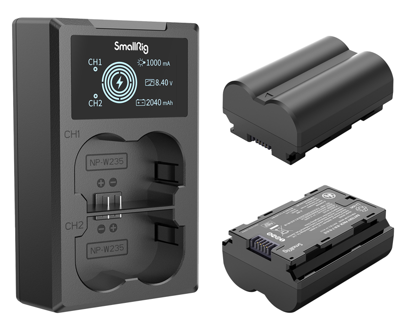 Kit baterie + incarcator SmallRig 3822 NP-W235 [1]