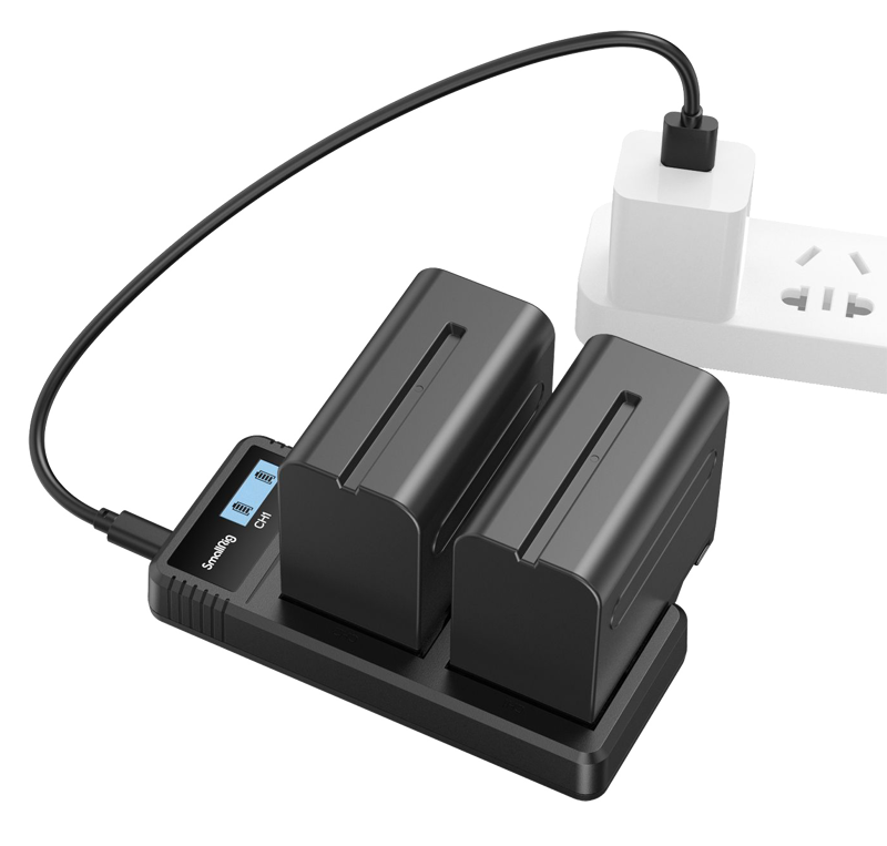 Kit baterie + incarcator SmallRig 3823 NP-F970 [1]