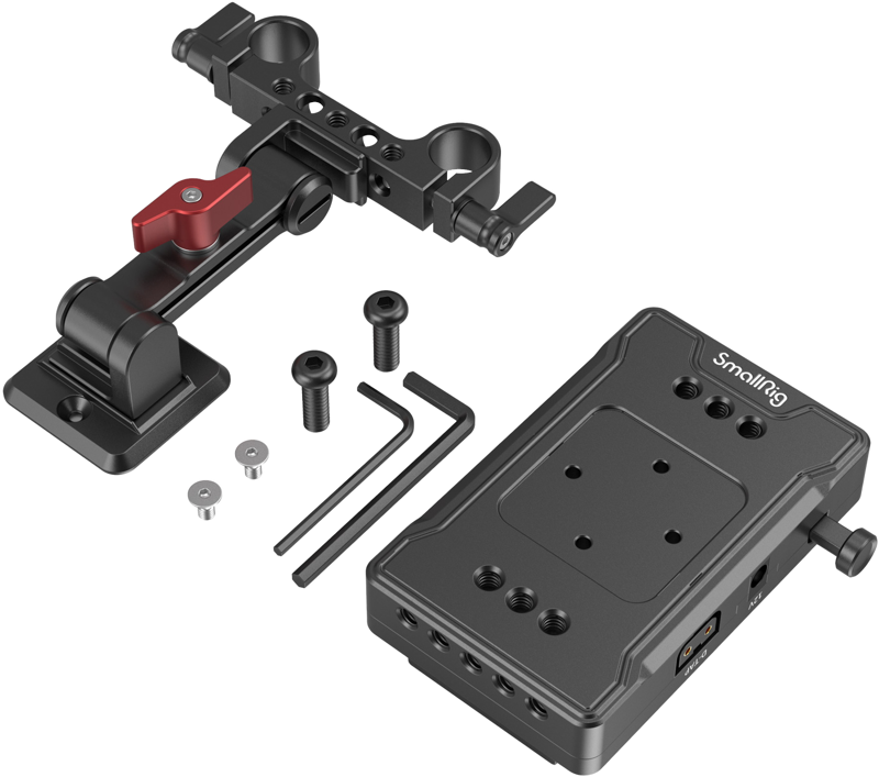 Adaptor baterie SmallRig 3499 V-Mount versiune de baza cu brat extensibil [1]
