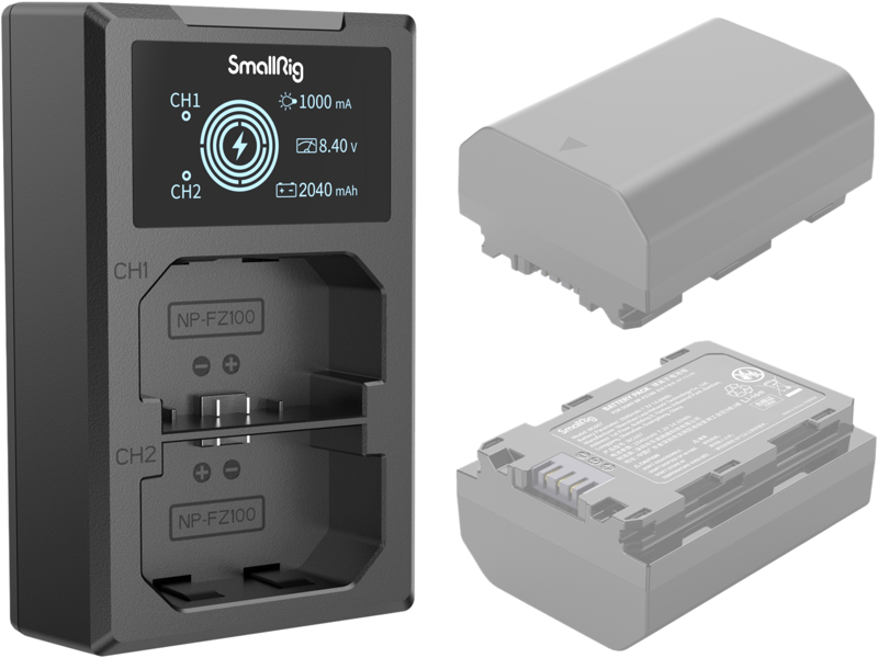 Incarcator baterii SmallRig 4087 pentru baterii NP-FZ100 [1]