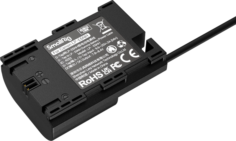 Cablu alimentare cu baterie falsa SmallRig 4252 D-Tap la LP-E6NH [1]