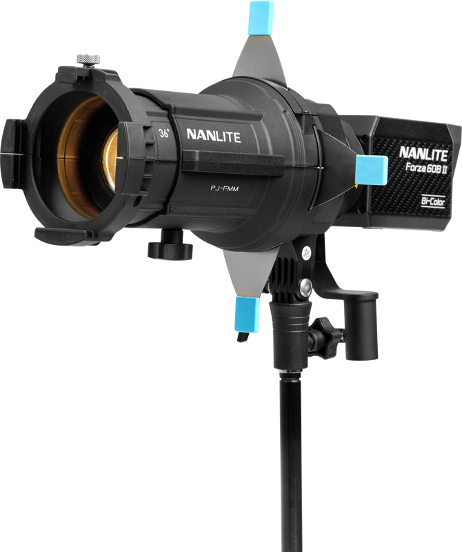 Lampa LED Nanlite Forza 60B II bicolor + atasament de proiectie 19° & 36° [2]