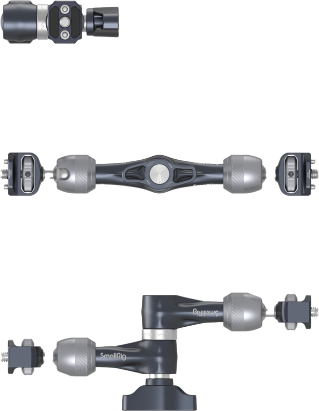 Brat articulat cu roate dintata SmallRig 4194 Magic Arm 7" [1]