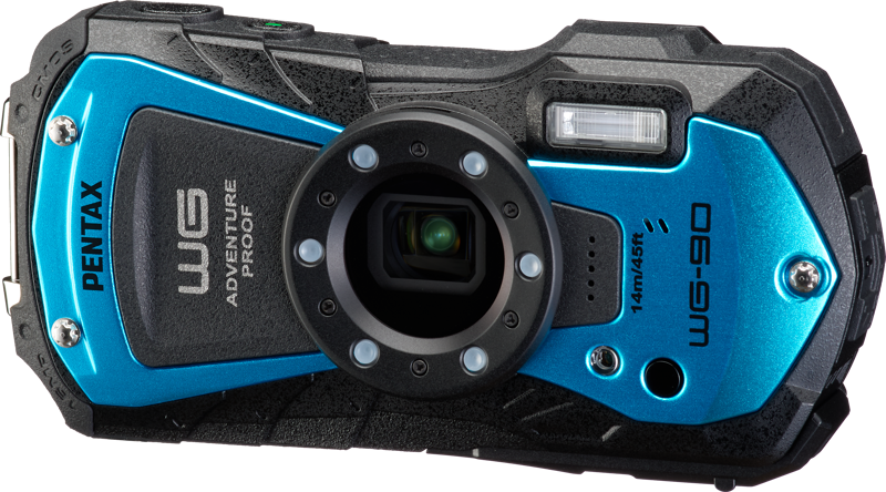 Aparat Foto Compact Pentax WG-90 Subacvatic, Blue [1]