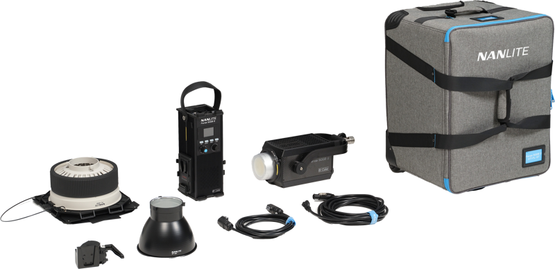 Kit iluminare Nanlite Forza 500B II Bi-color, lentila Fresnel FL-20G + troller [2]