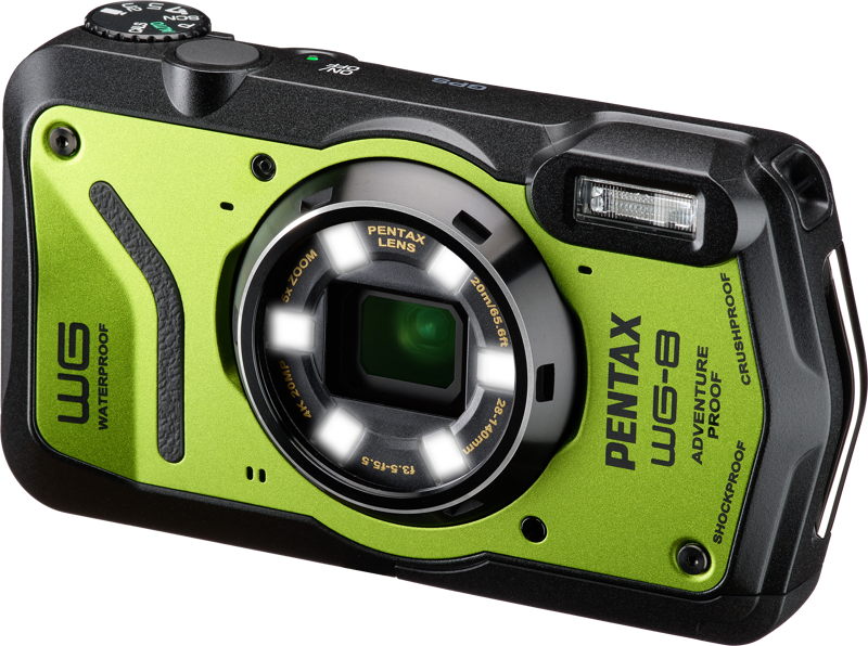 Aparat Foto Compact Pentax WG-8 Subacvatic, Green [1]