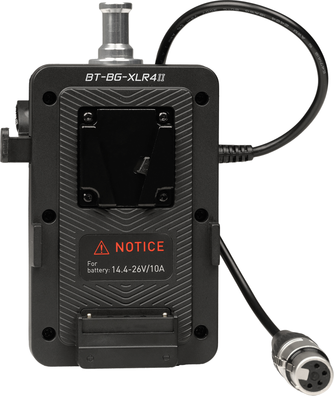 Grip baterie Nanlite BT-BG-XLR4II cu 4-Pin XLR Connector [1]