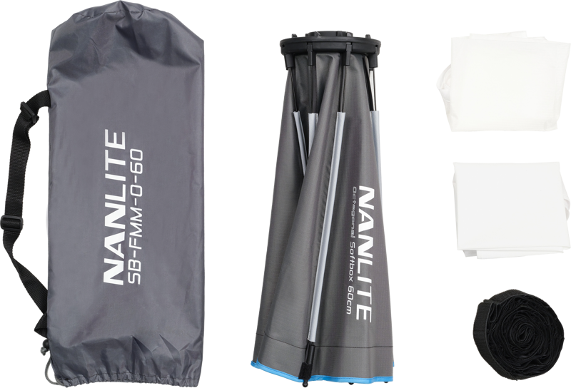 Softbox octogonal Nanlite SB-FMM-O-60 60 cm cu montură FM [1]