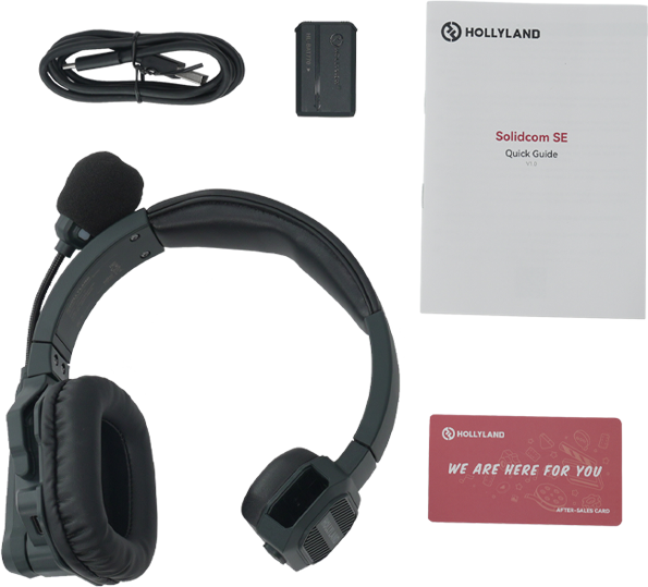 Casca intercom Hollyland Solidcom SE, compatibila cu Solidcom SE [1]