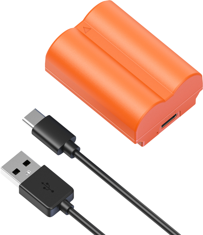 Baterie camera USB-C reincarcabila SmallRig 4970 NP-W235 orange [1]