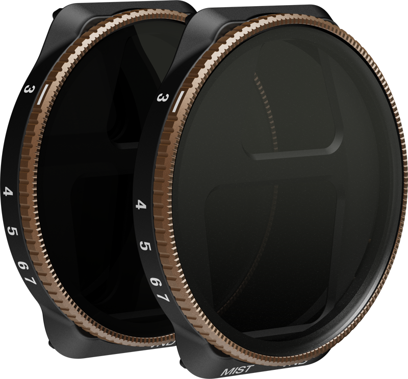 Set filtre PolarPro VND 3-7 Stop / Black Mist Filter pentru DJI Air 3S [1]