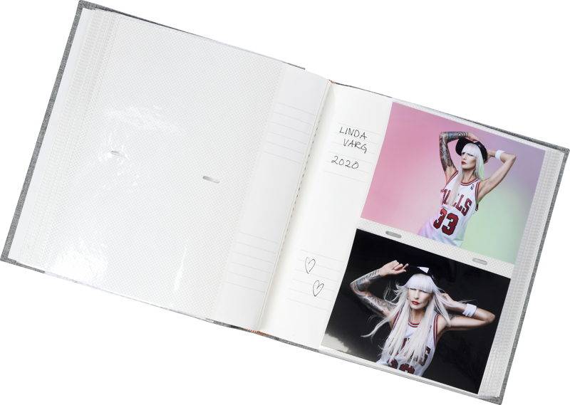 Album Focus Base Line Canvas Super 200 11x15 Grey [1]