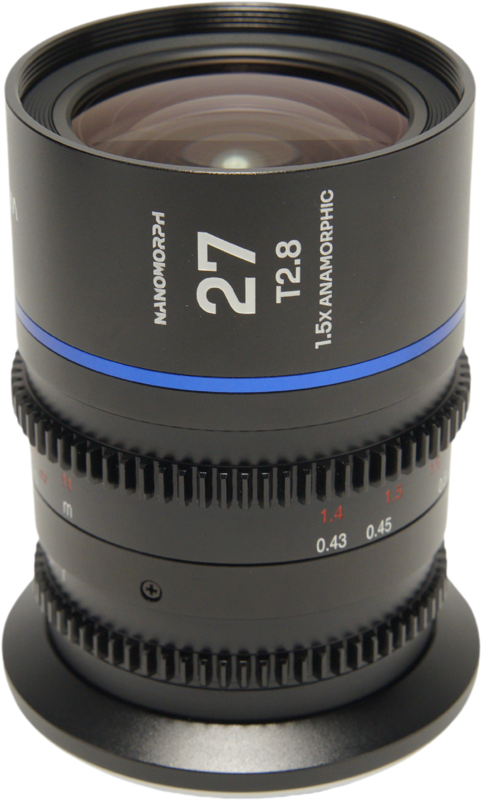 Obiectiv cinematic Laowa Nanomorph 27mm T2.8 1.5X S35, Blue, Montura Canon RF [1]