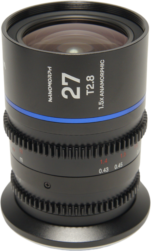 Obiectiv cinematic Laowa Nanomorph 27mm T2.8 1.5X S35, Blue, Montura Nikon Z [1]