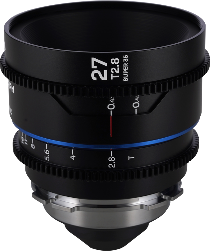 Obiectiv cinematic Laowa Nanomorph 27mm T2.8 1.5X S35, Blue, Montura Arri PL/Canon EF [1]