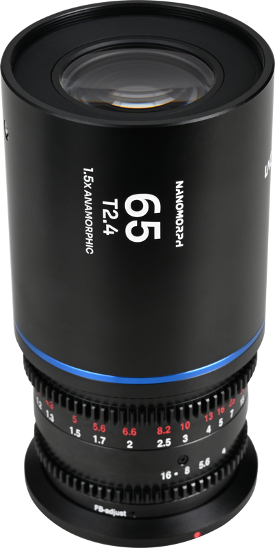 Obiectiv cinematic Laowa Nanomorph 65mm T2.4 1.5X S35, Albastru, Montura MFT [2]