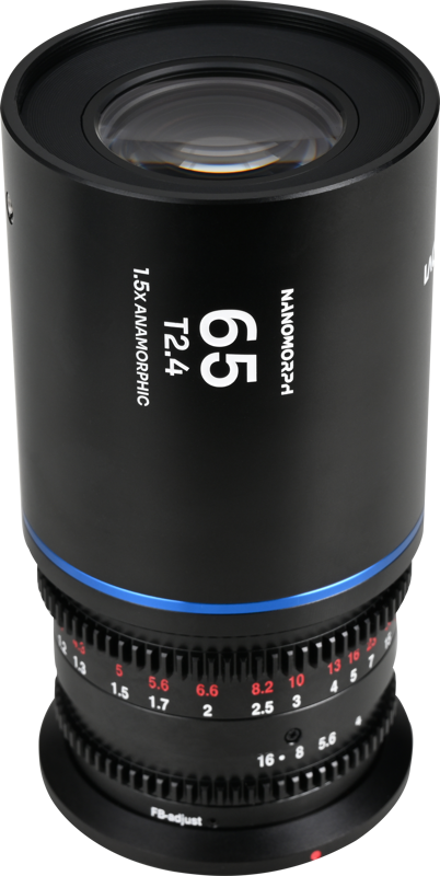 Obiectiv cinematic Laowa Nanomorph 65mm T2.4 1.5X S35, Albastru, Montura Canon RF [1]
