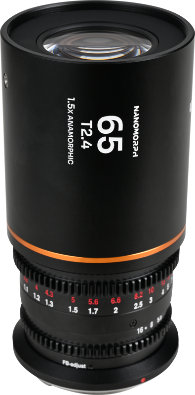 Obiectiv cinematic Laowa Nanomorph 65mm T2.4 1.5X S35, Amber, Montura Canon RF [1]