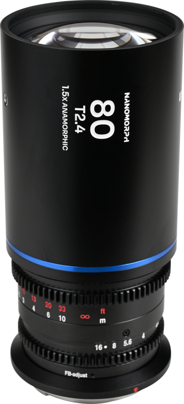 Obiectiv cinematic Laowa Nanomorph 80mm T2.4 1.5X S35, Blue, Montura MFT [2]